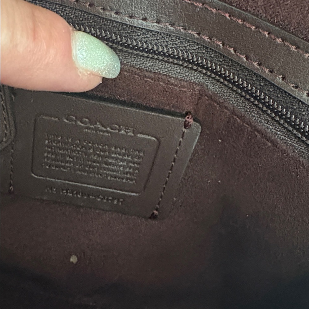 Coach Gemma Crossbody in Colorblock Forest Midnight Navy w/ Apple Buckle - Picture 11 of 11